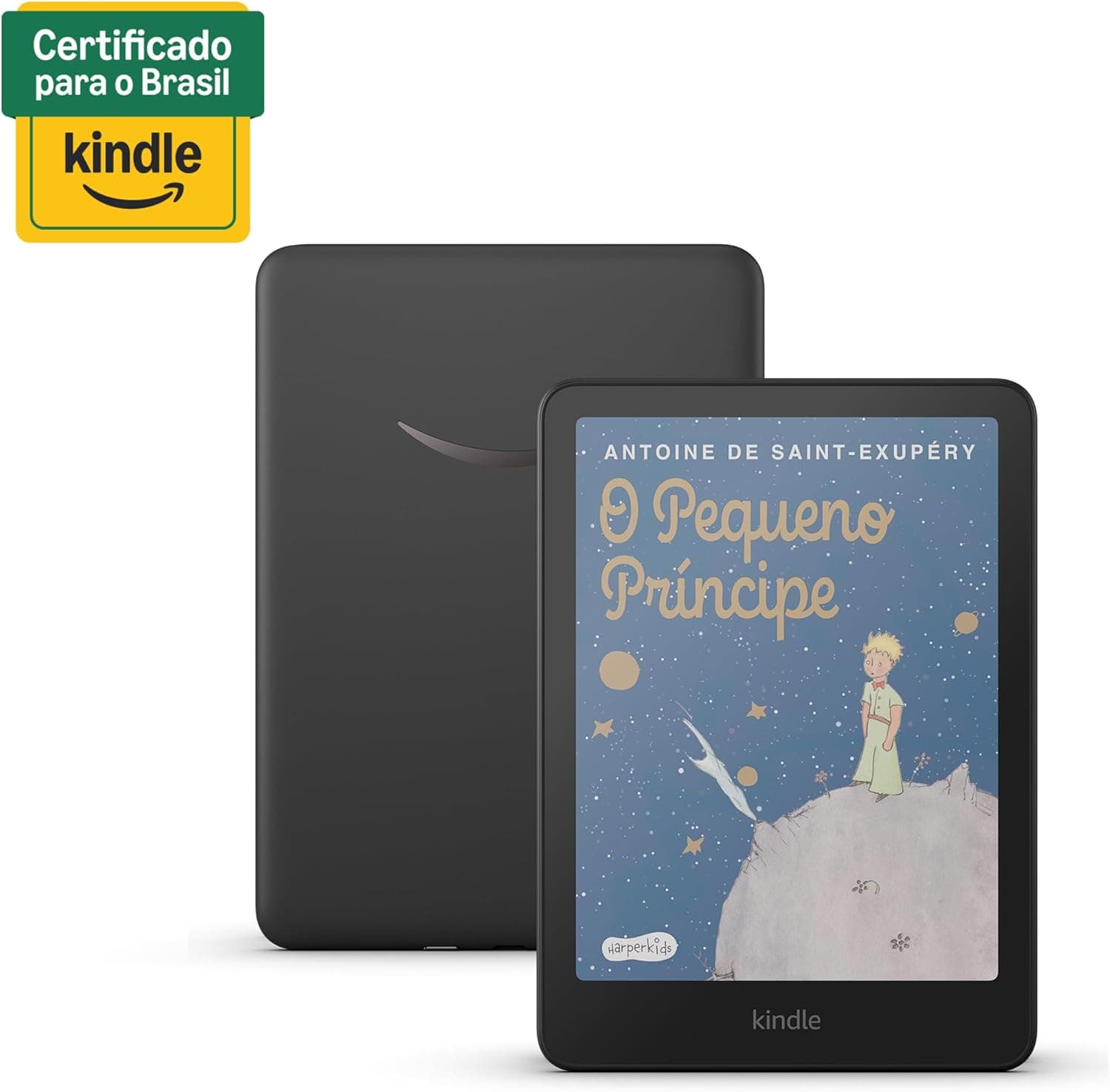 Apresentamos o Kindle Colorsoft (16 GB) - Com tela colorida e temperatura de luz ajustável - Cor Preta