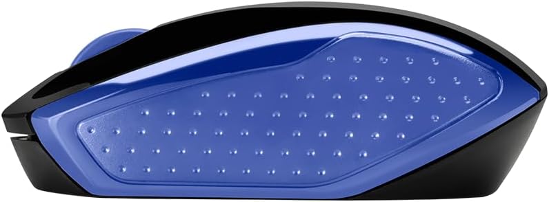 Mouse sem Fio HP 200 Oman - com Sensor Óptico de até 1000 DPI, Ambidestro, Conexão Wireless com Receptor Nano de 2.4GHz e até 10 m de Distância, Azul (2HU85AA)
