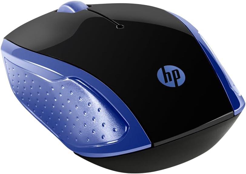 Mouse sem Fio HP 200 Oman - com Sensor Óptico de até 1000 DPI, Ambidestro, Conexão Wireless com Receptor Nano de 2.4GHz e até 10 m de Distância, Azul (2HU85AA): imagem adicional