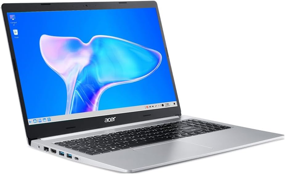 Acer Notebook Aspire 5 AMD Ryzen 5 5500U 16GB SSD 512GB 15.6" Full HD Linux Preto Alimentação CA Compatível c/ Mouse USB - A515-45-R478: imagem adicional