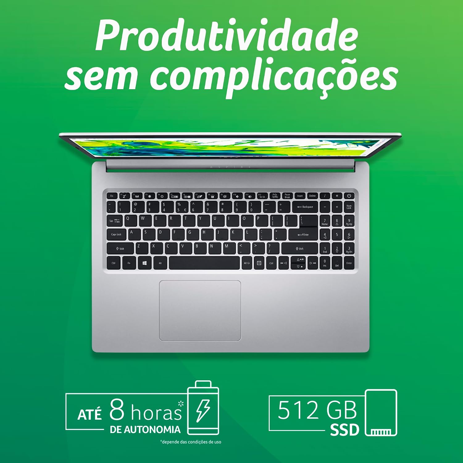 Acer Aspire 5 Notebook 15.6" AMD Ryzen 5 512GB SSD 16GB