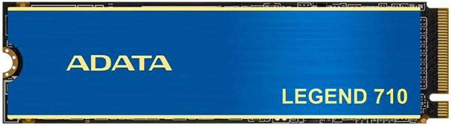 SSD Adata Legend 710 512GB NVMe M.2 2280 (Leitura até 2400MB/s e Gravação até 1600MB/s)