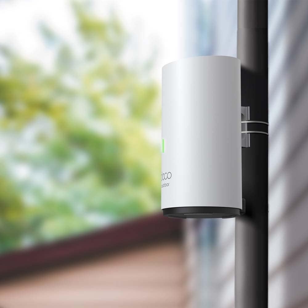 TP-Link Deco X50-Outdoor (1 un.) Roteador Mesh Wi-Fi 6 AX3000 Dual Band, Uso Externo e Interno, Cobertura de até 230 m², até 150 Dispositivos, IP65, PoE/AC e Mesh Gerenciado por IA: imagem adicional