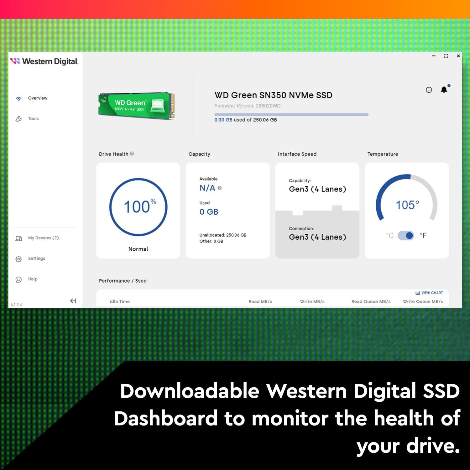 WDS500G2G0C Memória Interna: imagem adicional