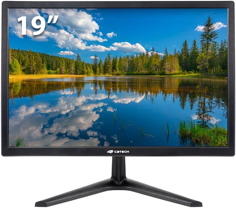 Monitor C3Tech MR-19 LED 19" HD VESA HDMI VGA Antirreflexo