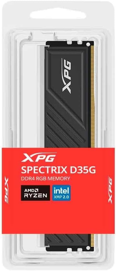 ADATA XPG Spectrix D35G RGB Memória RAM DDR4 16GB 3200MHz DIMM para Desktop Preto