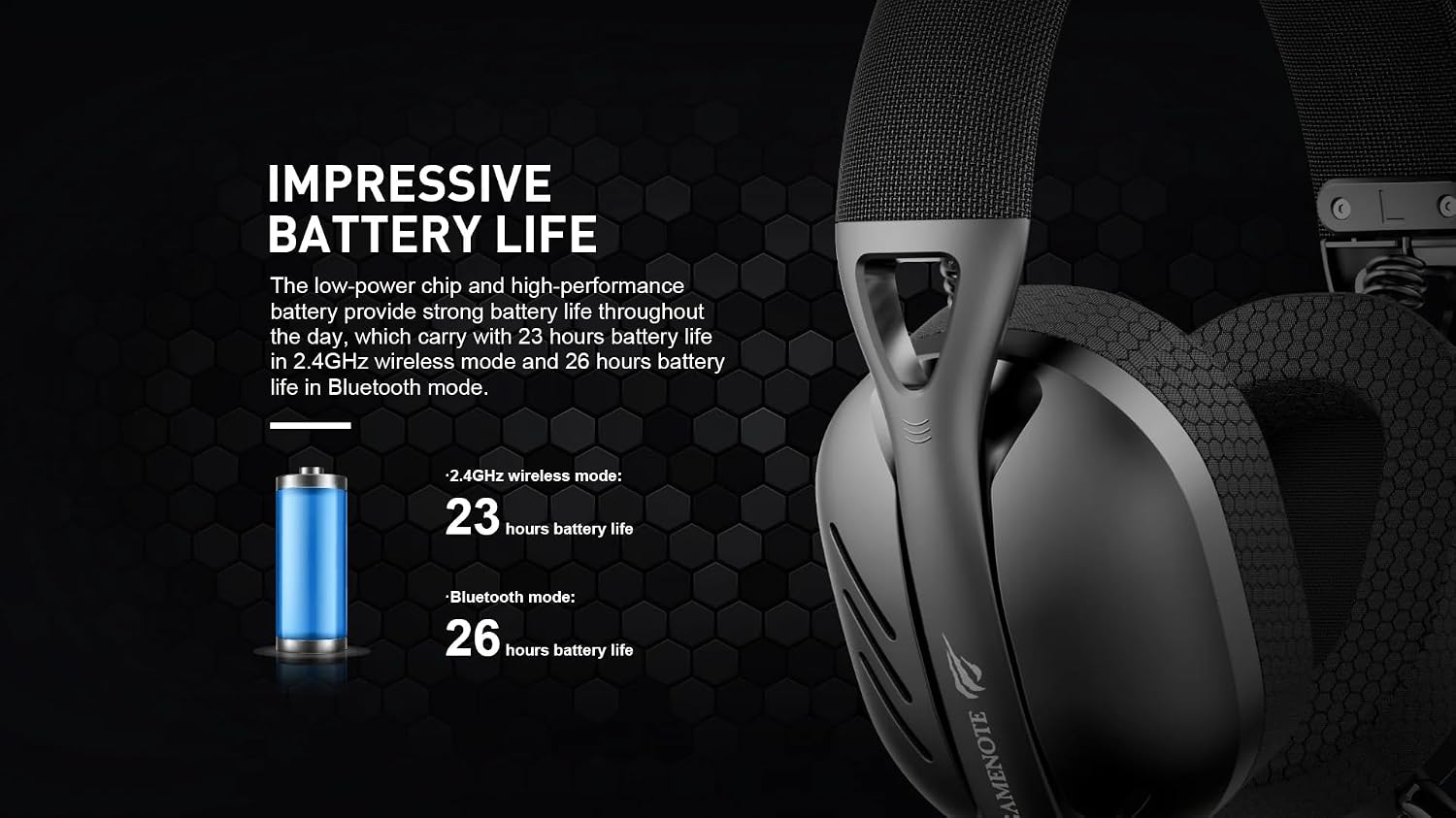 Havit Fone de Ouvido Headset Gamer Fuxi-H3 Black Com Fio e Sem Fio, Wireless 2,4GHz, Bluetooth, Cabo USB-C