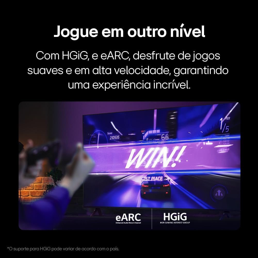 Smart TV 43" LG Full HD 43LR6700 Processador α5 Ger6 AI Alexa integrado LG Channels webOS 23 compatível com Controle Smart Magic: imagem adicional