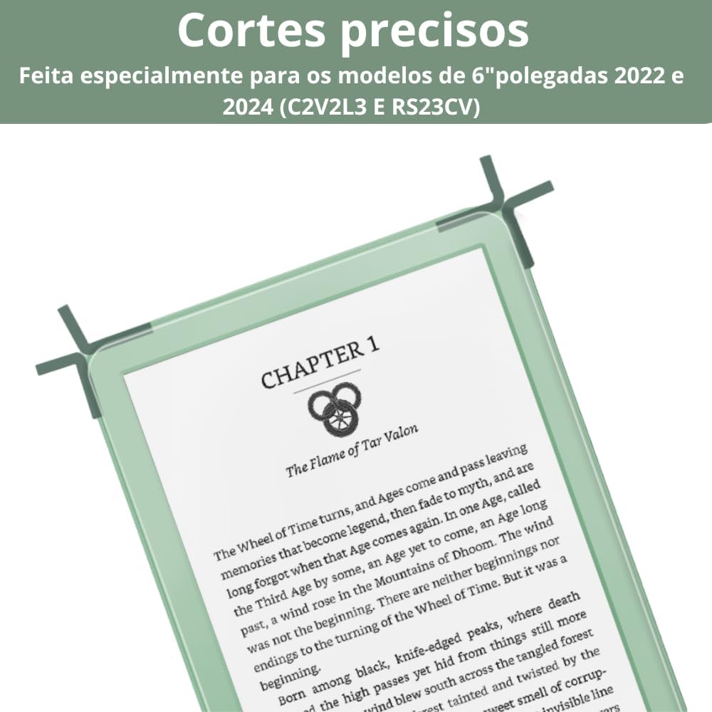 Película Para Kindle 11ª Geração 2024 e 2022 (RS23CV e C2V2L3) 6" Polegadas: imagem adicional