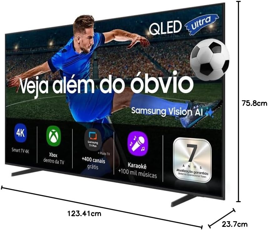 Samsung Vision AI TV 55" QLED ULTRA 4K QEF1 2025