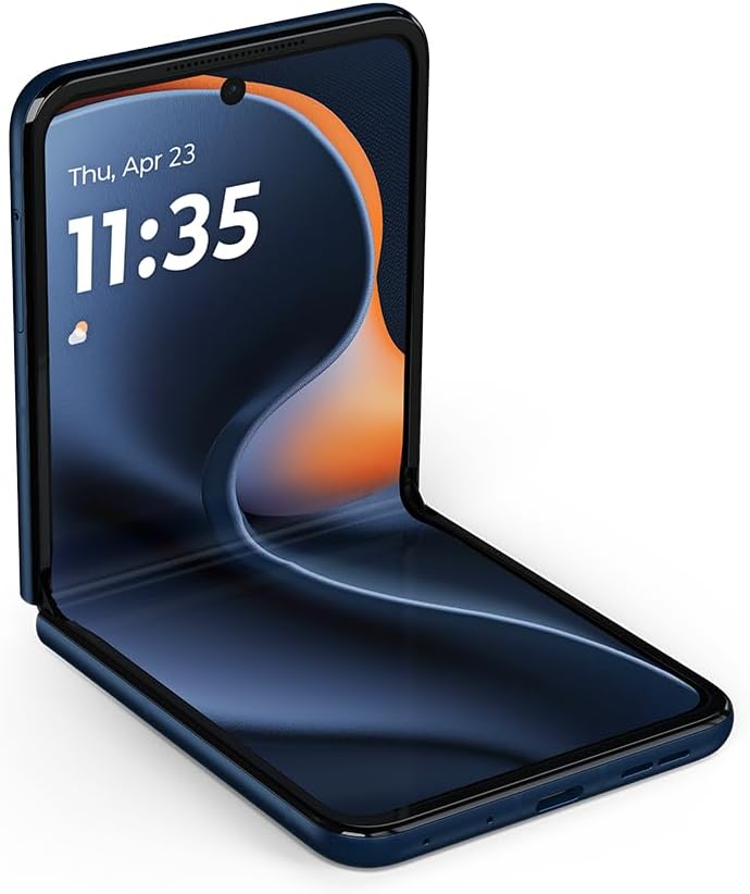 Smartphone Motorola Razr 60-256GB 12GB RAM+12GB Ram Boost Tela dobrável 6,9" pOLED e externa 3,6” Moto AI camera IP48 - Azul Marinho: imagem adicional