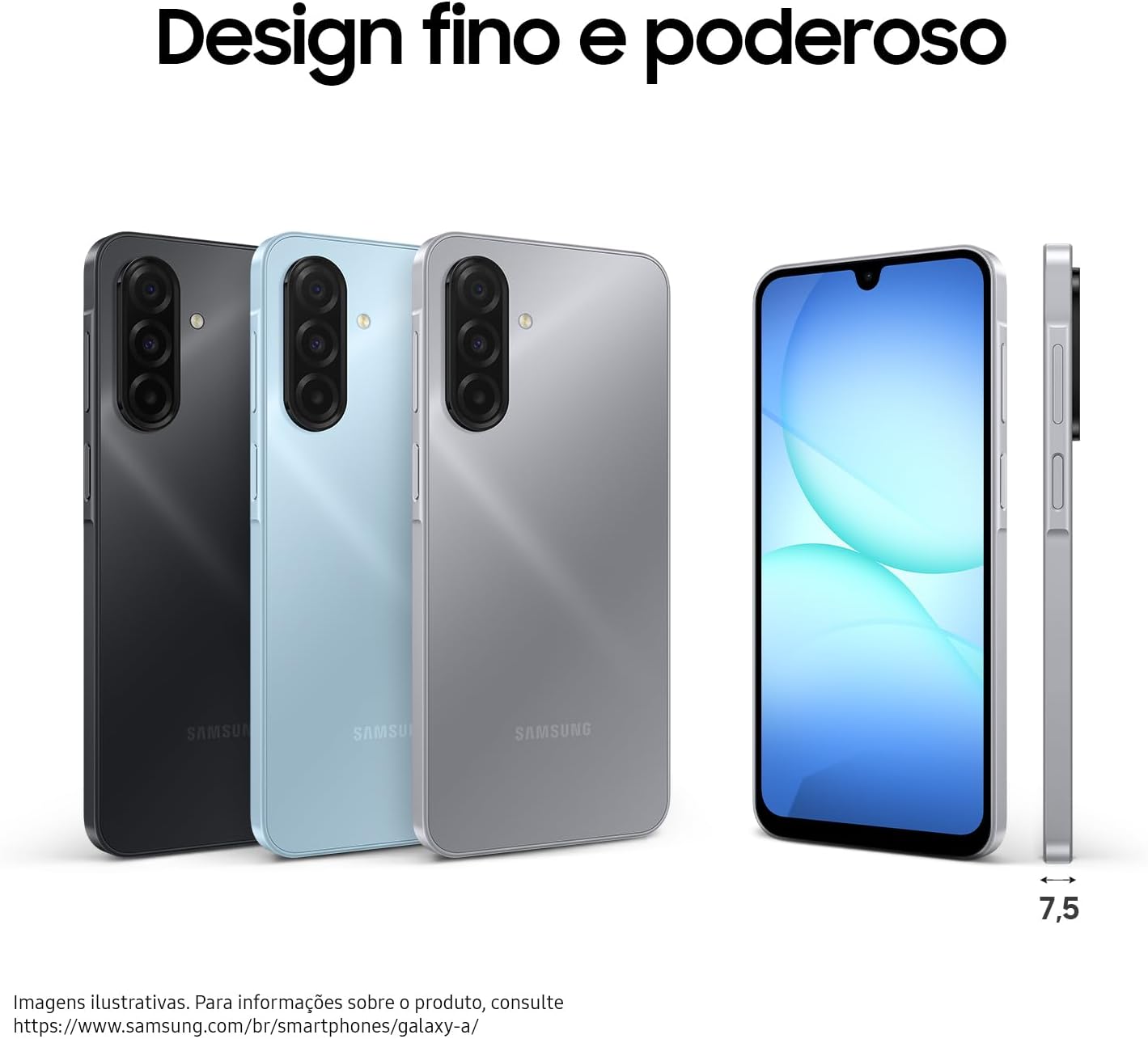 Celular Samsung Galaxy A17, 256GB, 8GB, 50MP Tela 6.7", IP54 - Cinza: imagem adicional