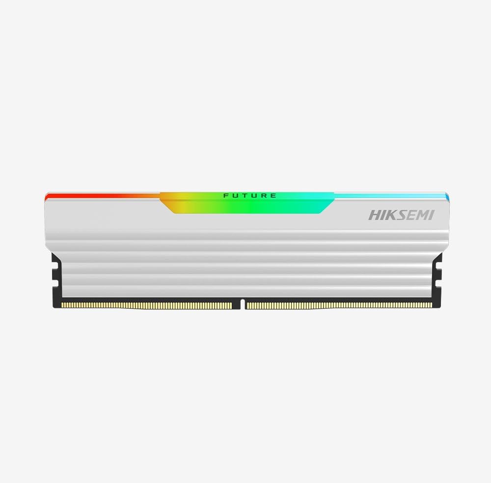 Memória RAM DDR4 Hiksemi Future RGB Branco 3200MT/s CL18 16GB HSC416U32F4 16G
