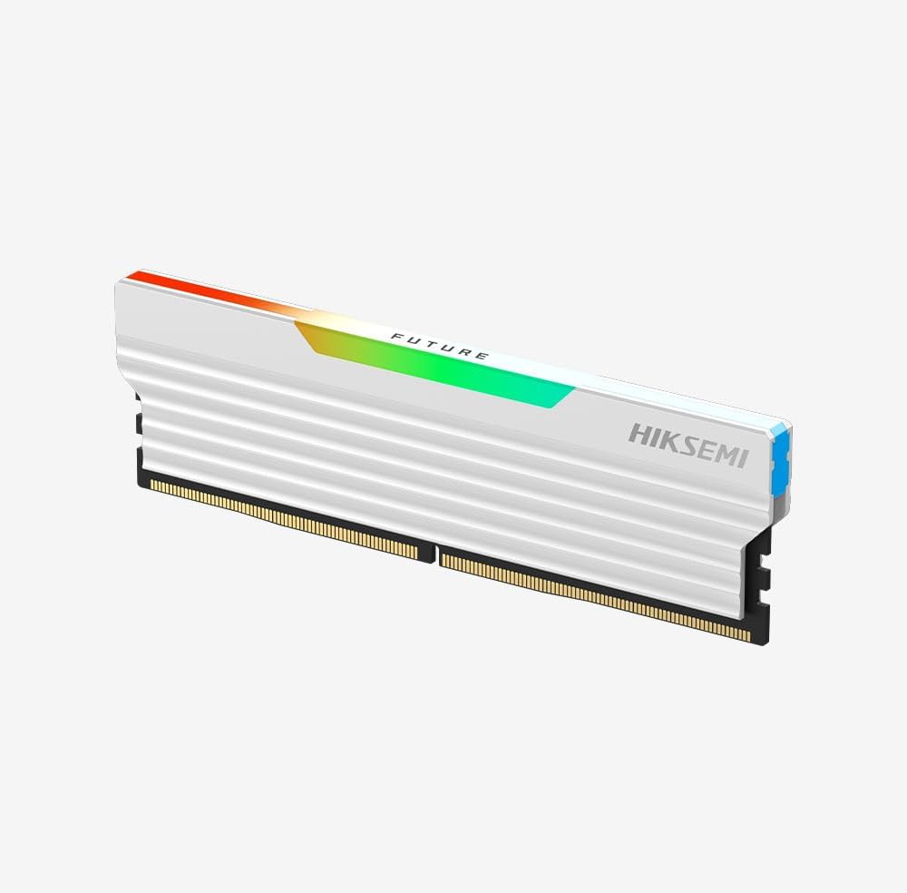Memória RAM DDR4 Hiksemi Future RGB Branco 3200MT/s CL18 16GB HSC416U32F4 16G: imagem adicional