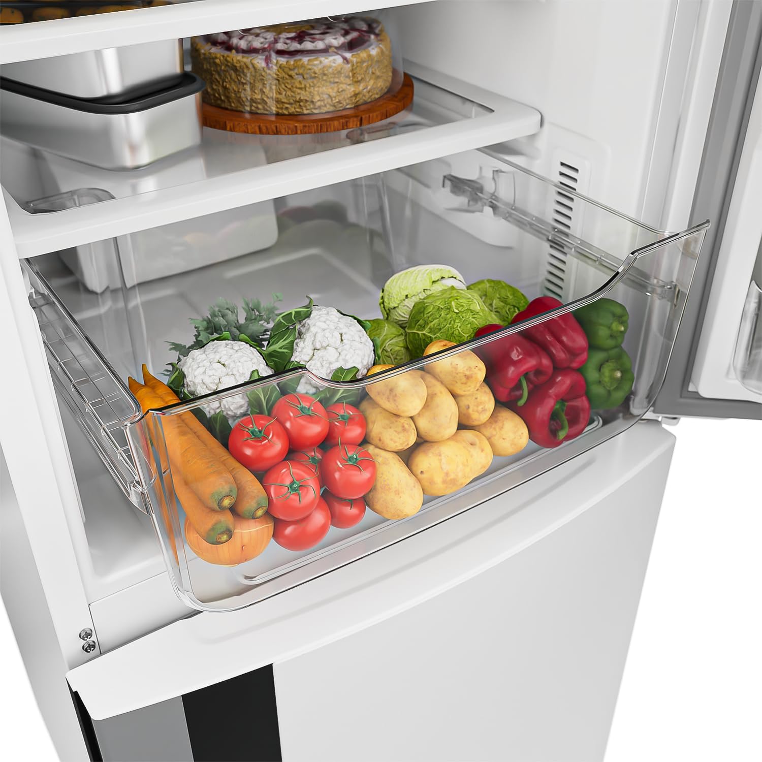 Geladeira Frost Free Duplex 399 Litros Consul com Freezer Embaixo - CRE45MB - 110v: imagem adicional