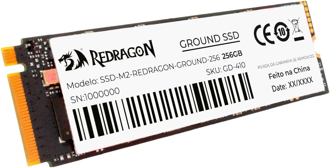 SSD M.2 NVMe Redragon Ground 256GB PCIe 3.0 GD-410: imagem adicional