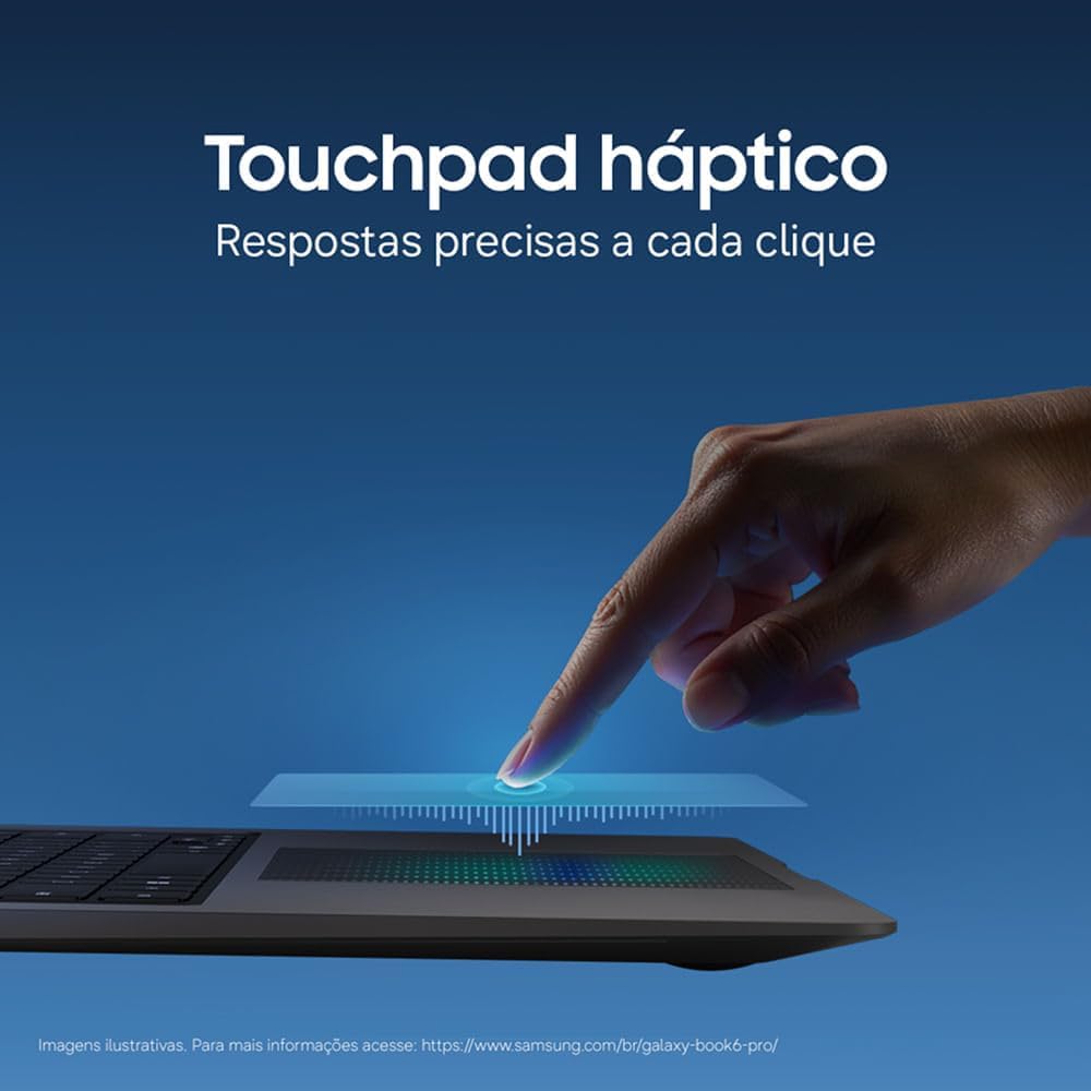 Notebook Samsung Galaxy Book6 Pro 14" AMOLED Copilot+ PC, Windows 11 Home, Ultra X7, 32GB, 1TB SSD, Arc B390, 1.24 kg: imagem adicional