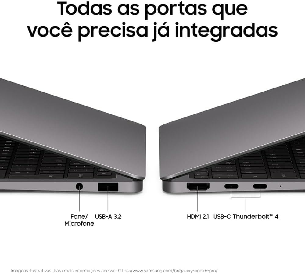 Notebook Samsung Galaxy Book6 Pro 14" AMOLED Copilot+ PC, Windows 11 Home, Ultra X7, 32GB, 1TB SSD, Arc B390, 1.24 kg: imagem adicional